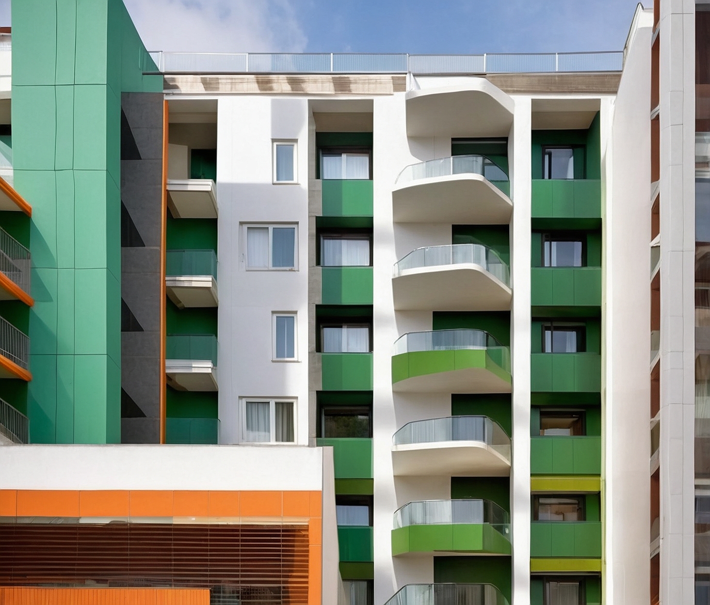 Edificio con alta calificación energética